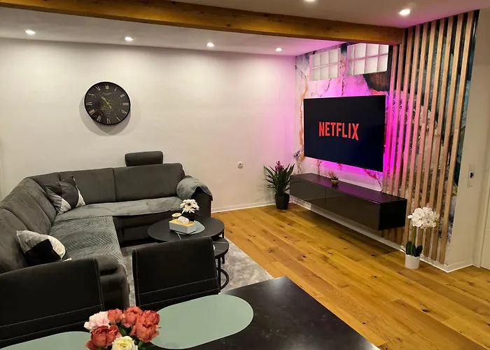 Best Central Apartment - Am Marktplatz - Up To 5 - Next To Frankfurt And Hanau - Coffee And Snacks - Netflix, Prime, Disney